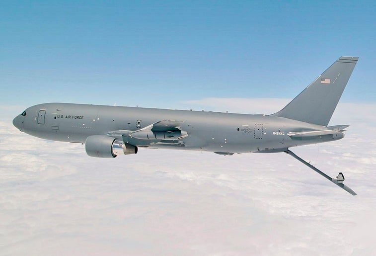 Brand-new Air Force tanker is being tested with the service’s biggest plane