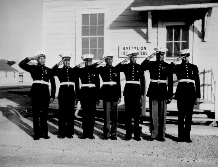 15 photos of the first black Marines in US history