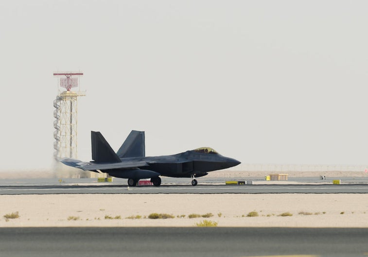 US Air Force F-22 stealth fighters return to the Middle East