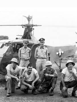 This was the first military helicopter rescue ever