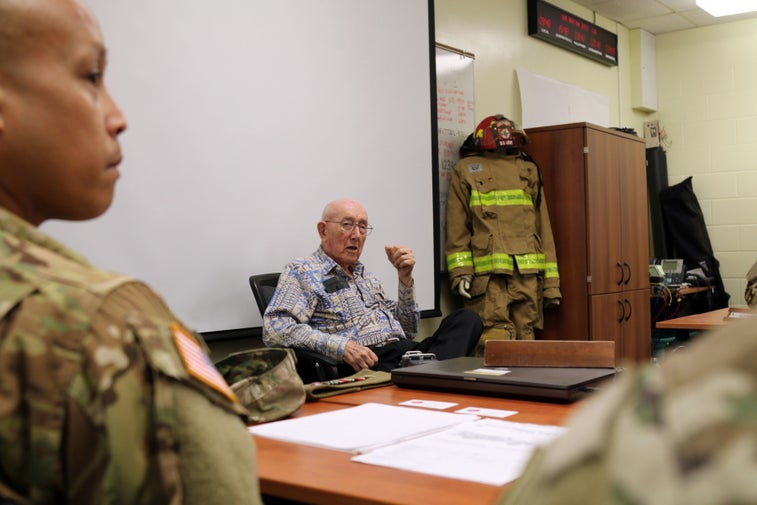 Last of his unit, Army vet shares history of firefighting during WWII