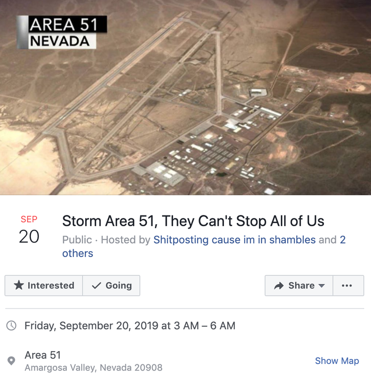 The US Air Force is ready to kill you if you storm Area 51