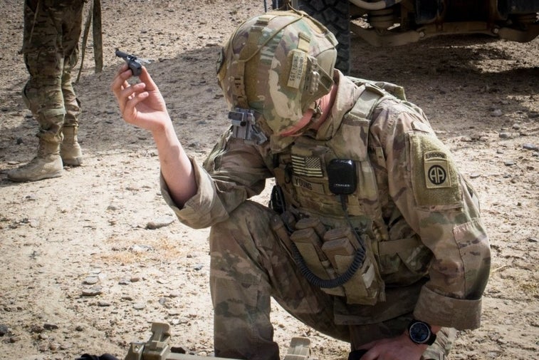 US soldiers are patrolling with these awesome pocket-sized spy drones