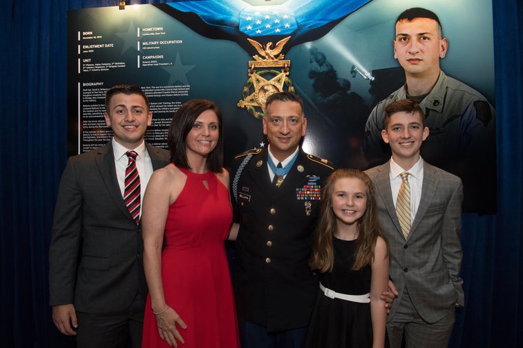 Medal of Honor Recipient Staff Sgt. David G. Bellavia is a monument of a man