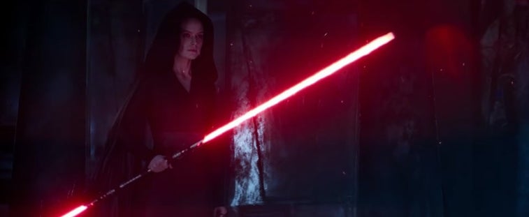 Here are some ‘Star Wars’ fan theories about Rey’s red lightsaber