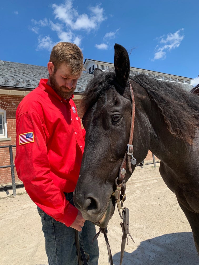 This program uses equine therapy to address veteran suicide