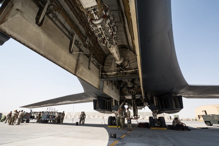 US Air Force shows off B-1B weapons expansion