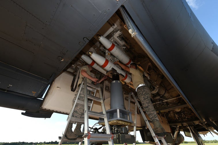 US Air Force shows off B-1B weapons expansion