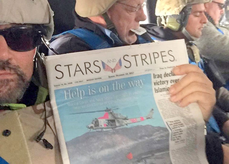 Check out what Stars and Stripes reporters go through to bring the news