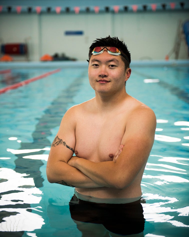 This dedicated airman is swimming in 2019 World Military Games