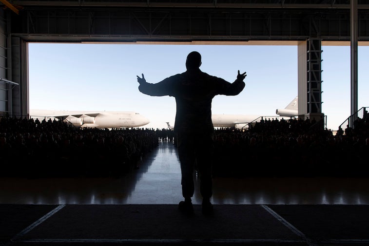 Air Force top enlisted leader encourages airmen to connect