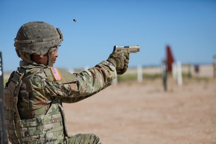 Soldiers got to fire the Army’s new pistol — and they liked what they saw