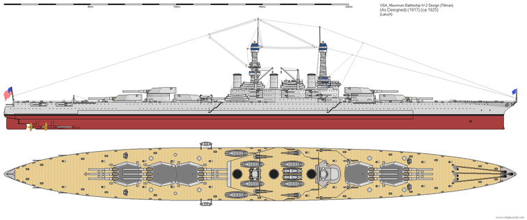 This was the largest battleship ever planned but never built