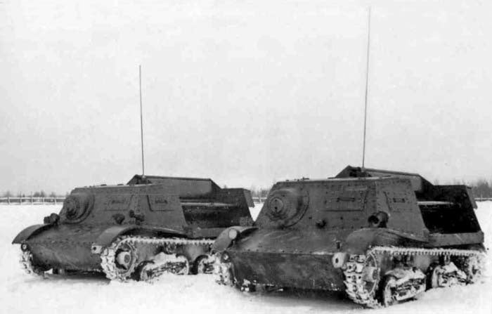 These are the Soviet drone tanks of World War II