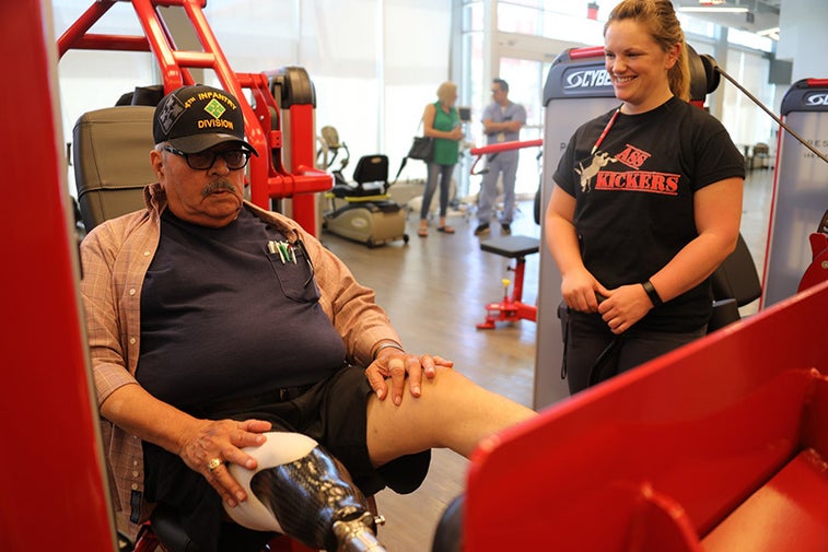 Workout group gets veteran amputees moving again