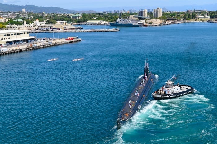 Navy uses drone to deliver supplies to submarine for the first time