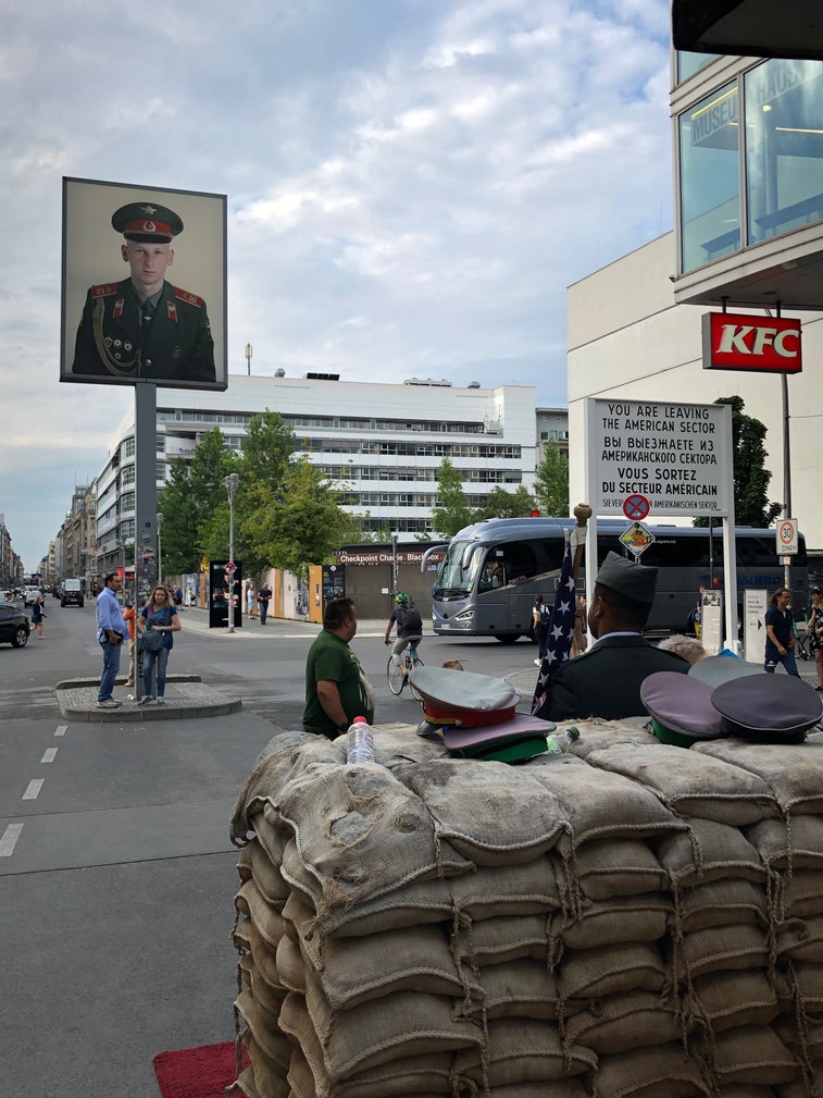 Why fake soldiers at Checkpoint Charlie got the boot from Berlin