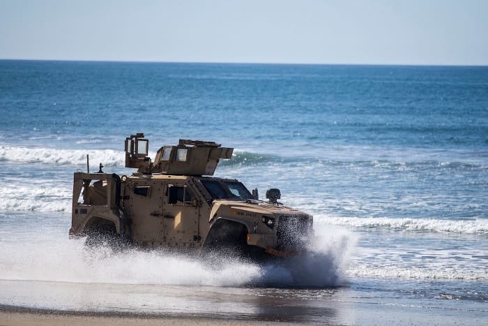 US Marines take the Humvee’s replacement out for a spin