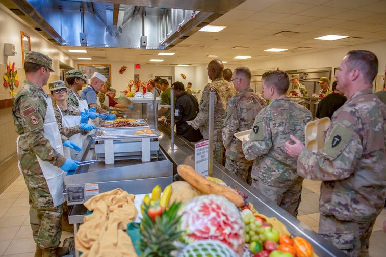 Navy prepares for healthy Thanksgiving feast