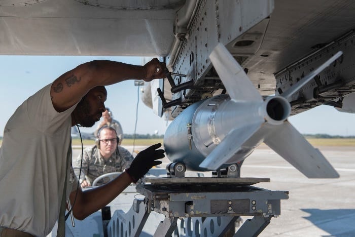 Airmen practice getting the A-10 Warthog ready to fight