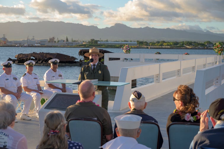 Sunset ceremony honors USS Utah’s 58-member crew