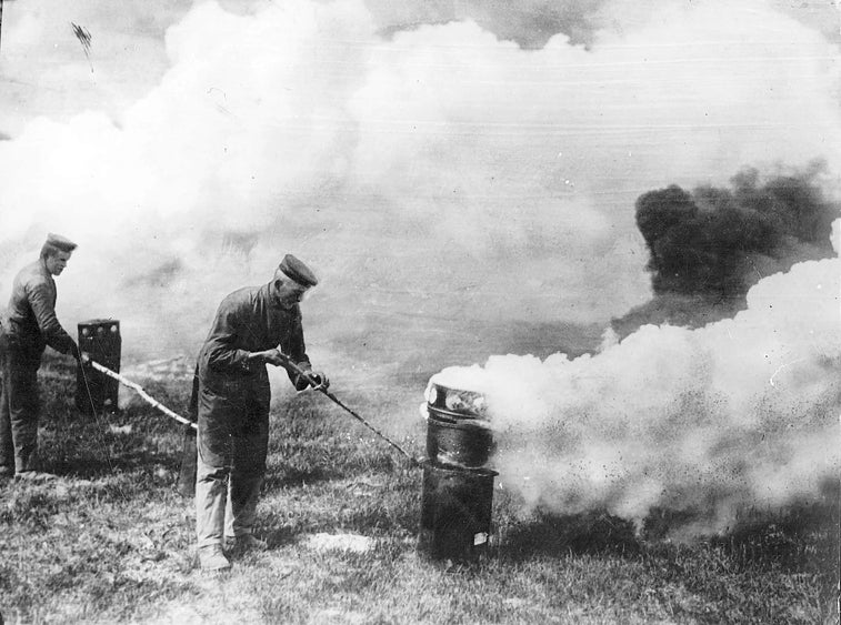 The crazy improvised gas mask used by World War I troops