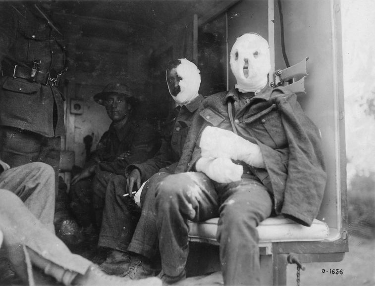 The crazy improvised gas mask used by World War I troops