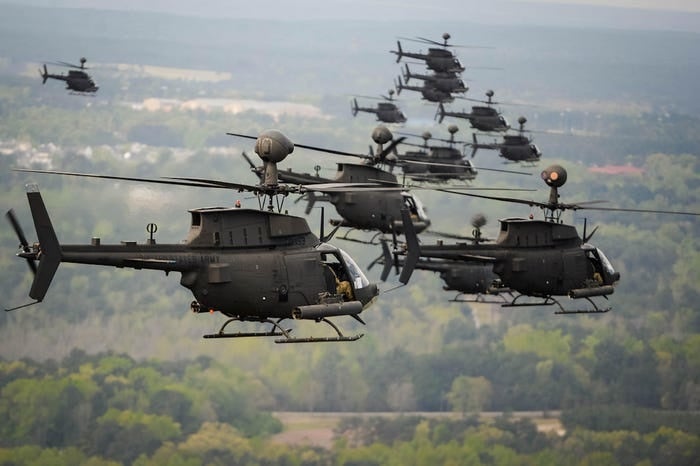 The Army’s venerable Kiowa helicopter is taking flight again
