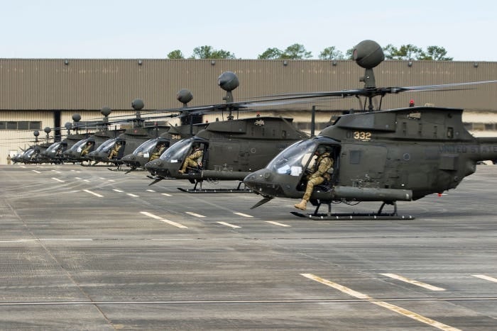 The Army’s venerable Kiowa helicopter is taking flight again