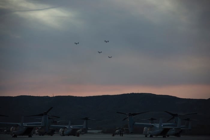 Check out photos of Marines practicing air assaults