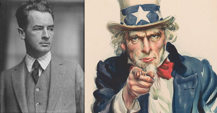 Uncle Sam is a real guy and his poster is a self-portrait