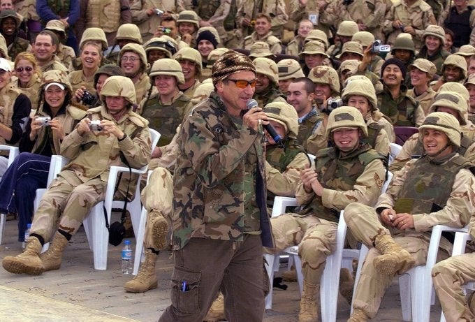 Looking back on the USO tour legacy of Robin Williams