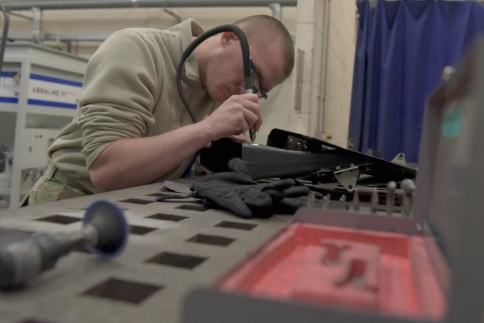 How the Air Force’s metals techs keep aircraft flying