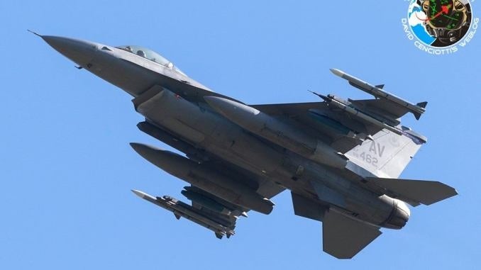 U.S. F-16s from Aviano take part in exercise “Agile Buzzard”