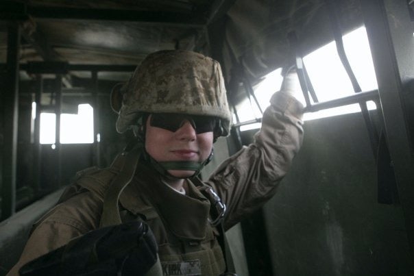 Female Marine combat photographer paves the way