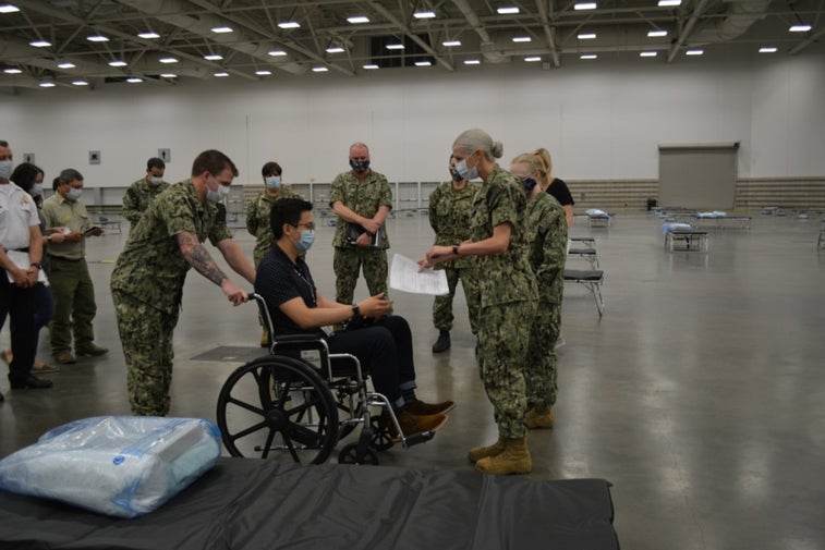 Navy’s expeditionary medical teams provide COVID-19 support in New Orleans, Dallas