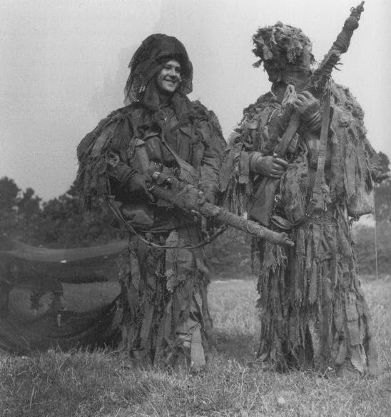 The mythical origin of the sniper’s ghillie suit