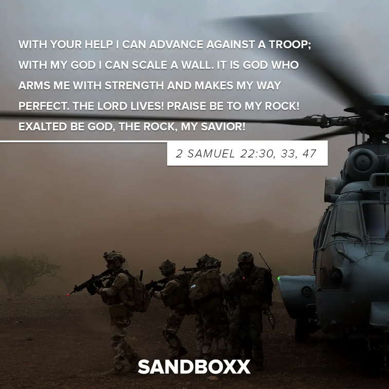 Motivational Bible verses for your recruit at basic training