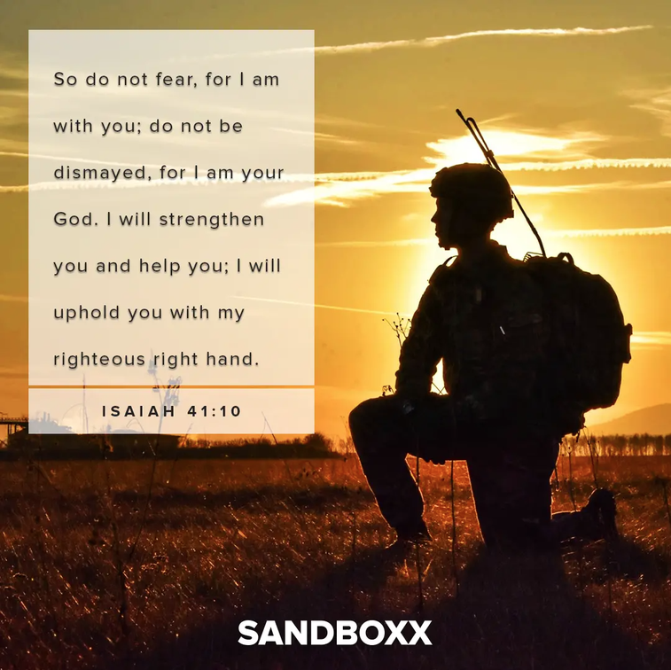 Motivational Bible verses for your recruit at basic training