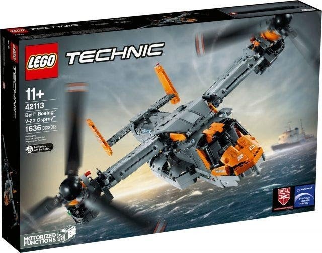 The reason LEGO cancelled its V-22 Osprey set