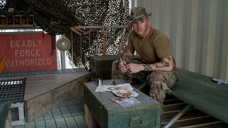 Meet the combat cameraman who used MRE coffee grounds to produce beautiful paintings while deployed