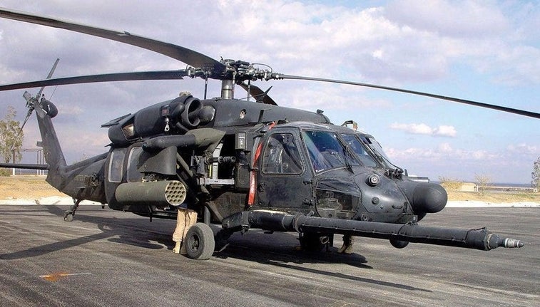 This helicopter is the predecessor of the stealth Black Hawk from the bin Laden raid
