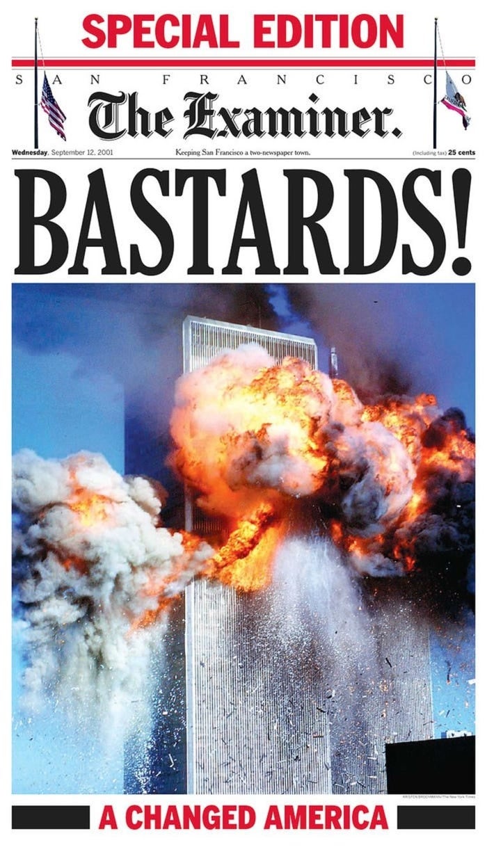 ‘AMERICA’S DARKEST DAY’: See newspaper headlines from around the world 24 hours after 9/11