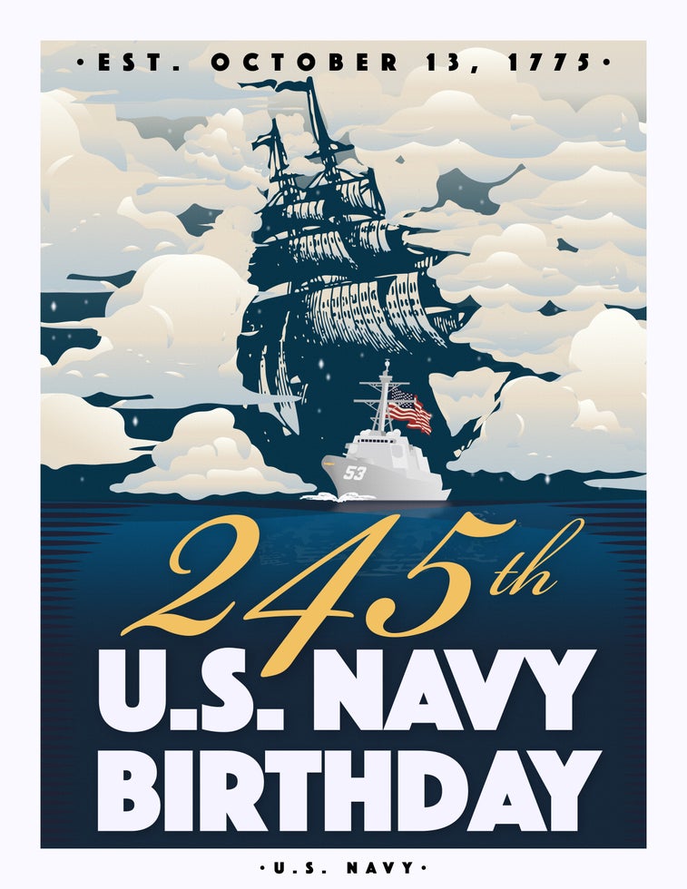 CNO sends a message to the Fleet to celebrate the 245th Navy Birthday