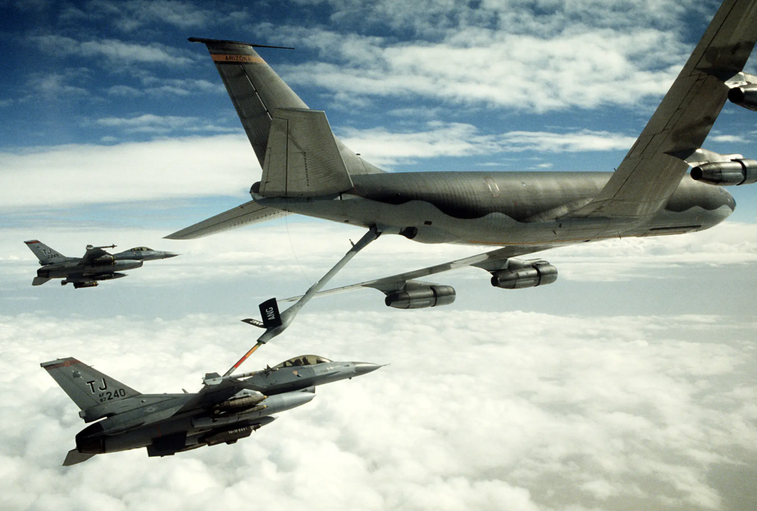 Burning 50,000 pounds of fuel per hour: Aerial refueling from a fighter pilot
