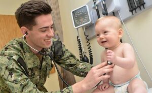 An army pediatrician, one of the many surprising military jobs