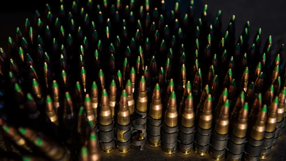 This is why the US military uses 5.56mm ammo instead of 7.62mm