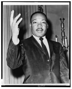 MLK before his big speech