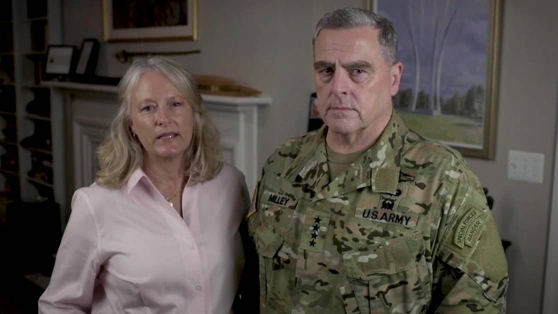 Chairman of Joint Chiefs of Staff’s spouse saves veteran’s life on Veterans Day