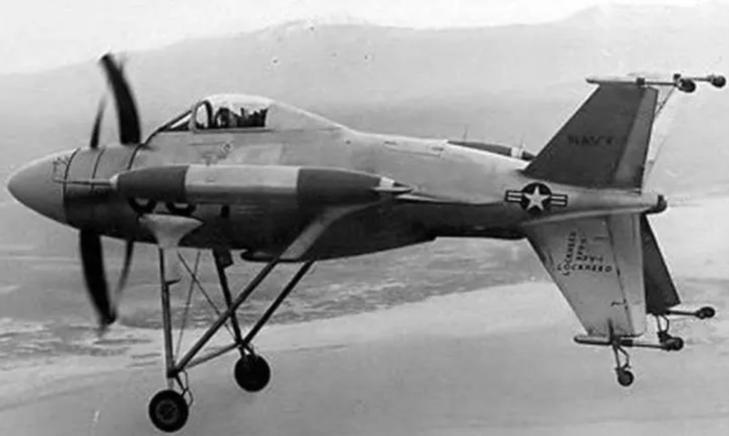 XFV-1 with landing gear attached (U.S. Navy photo)